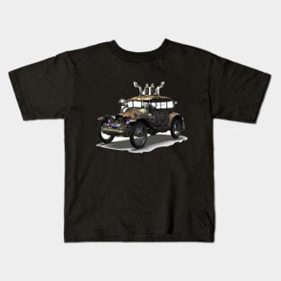 Steampunk car Kids T-Shirt